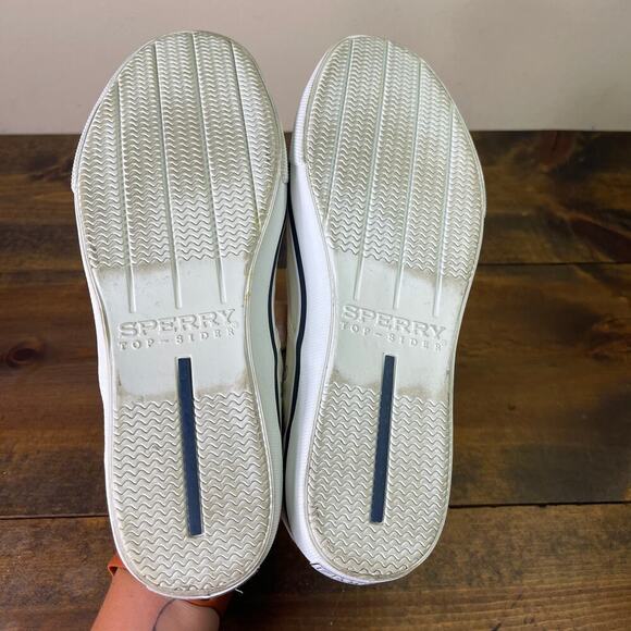 Sperry Men's 10.5 Striper Slip-On Sneaker 0457325 Boat Non Slip Fisherman Core - Picture 8 of 12